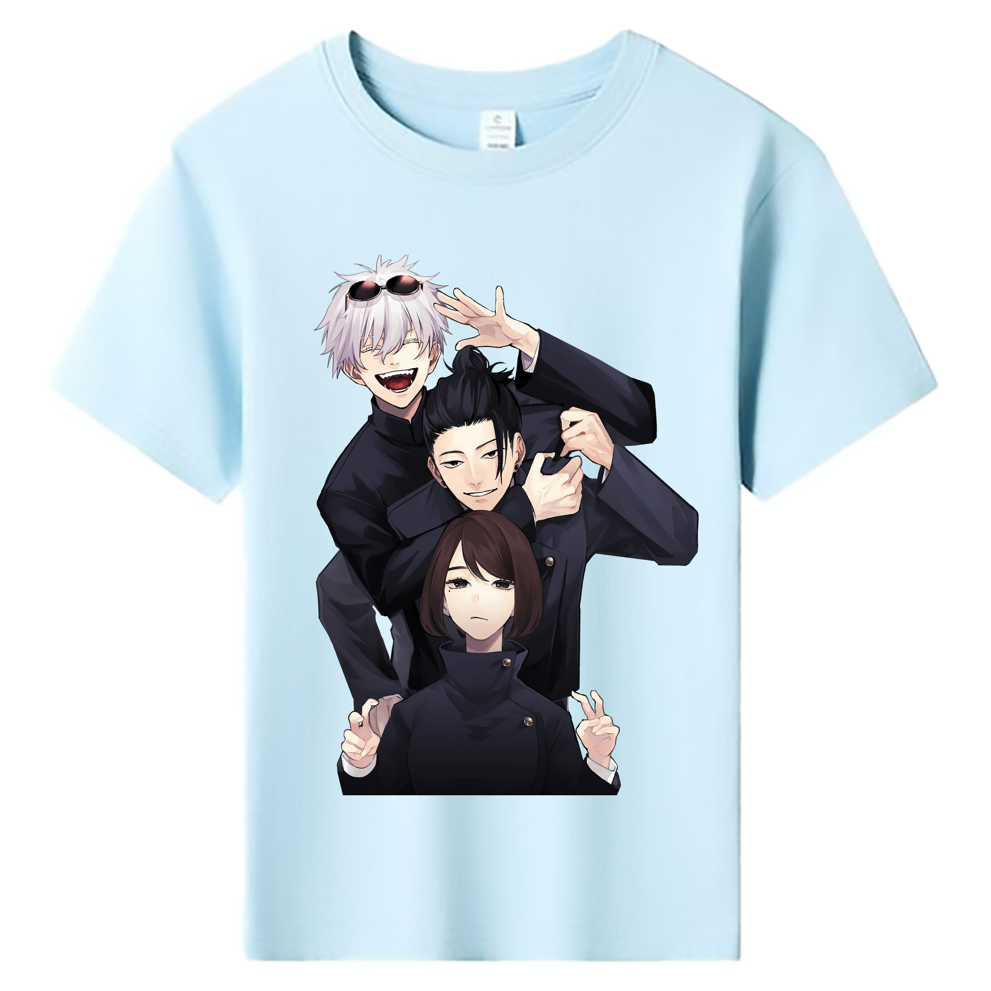 （画像用） 呪術廻戦 Jujutsu Kaisen 綿100％キッズTシャツ（フロントプリント）